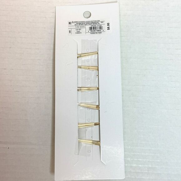 6 Glitter Green & Orange Clover Hair Clips And You Sham Rock Flag New! - Picture 4 of 7